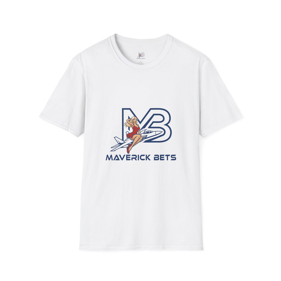 Maverick Bets Retro Pinup Pilot Women's T-Shirt