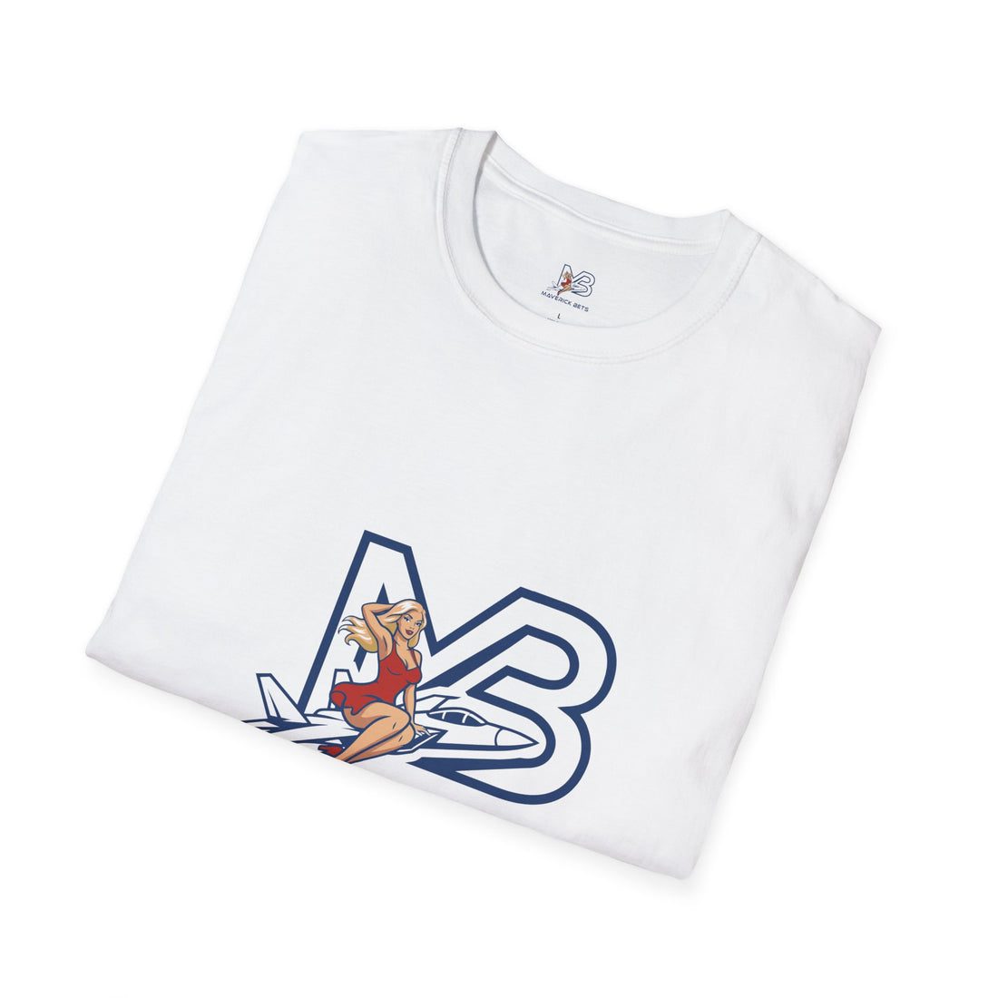 Maverick Bets Retro Pinup Pilot Women's T-Shirt