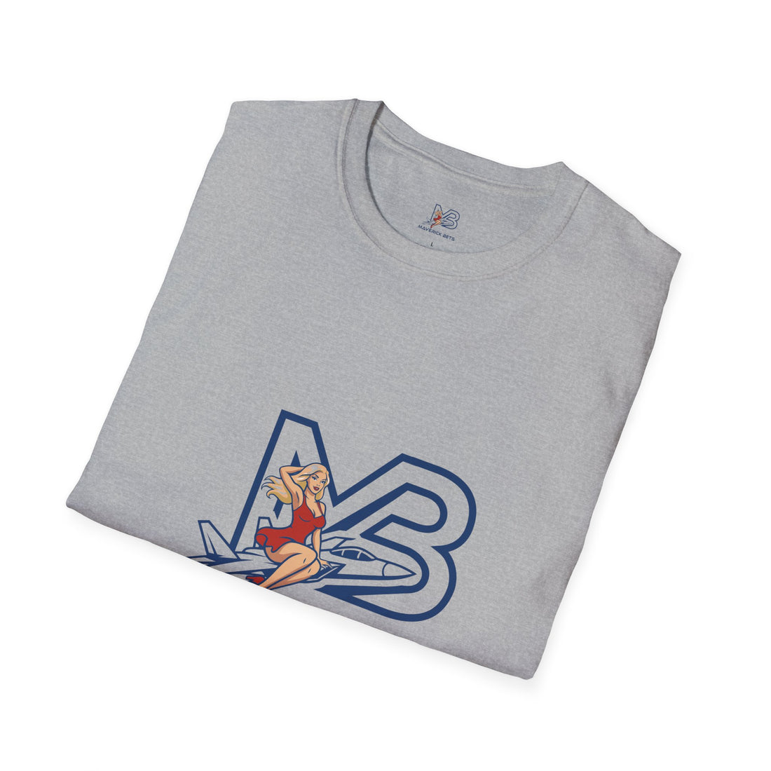 Maverick Bets Retro Pinup Pilot Women's T-Shirt