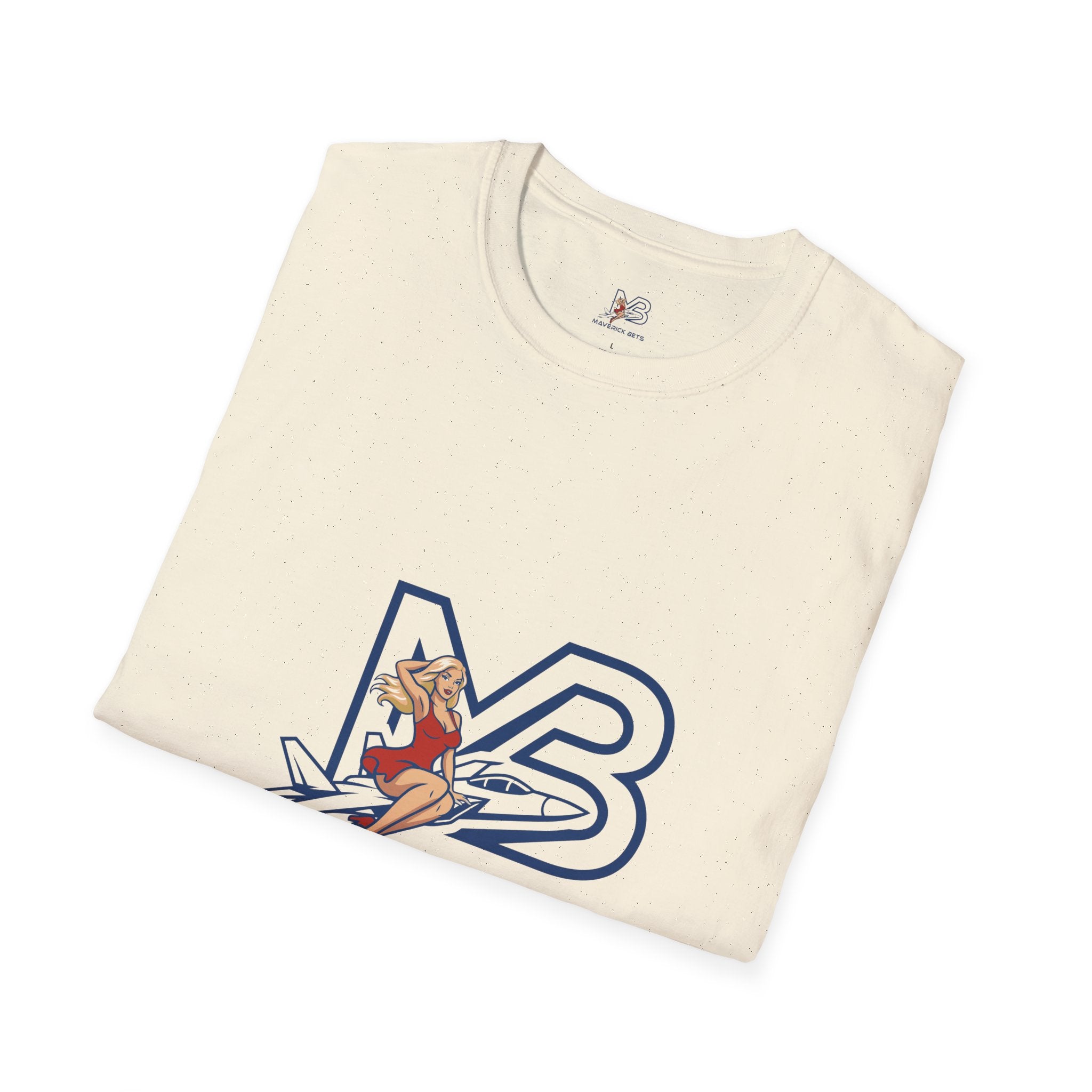 Maverick Bets Retro Pinup Pilot Women's T-Shirt