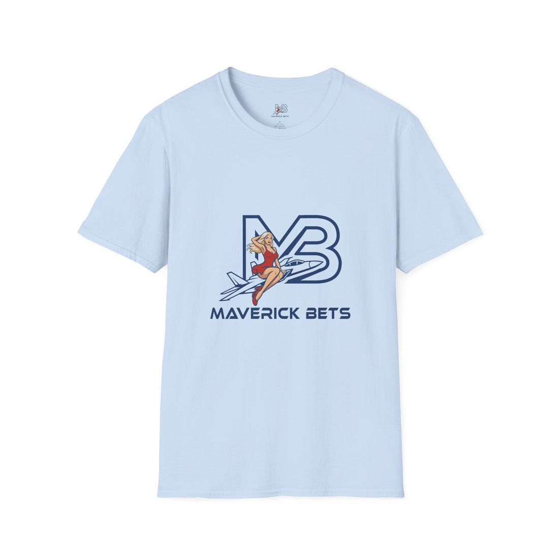 Maverick Bets Retro Pinup Pilot Women's T-Shirt
