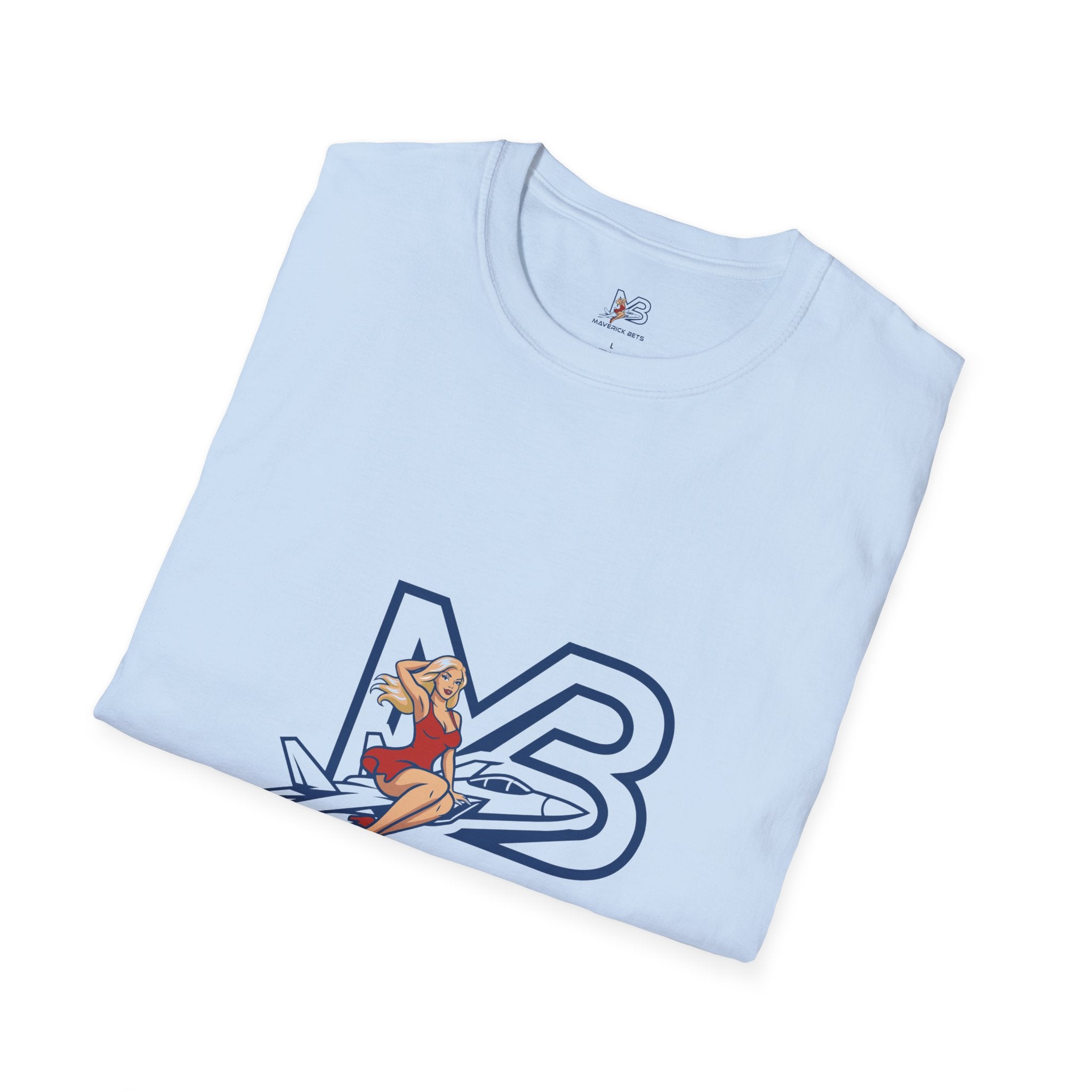 Maverick Bets Retro Pinup Pilot Women's T-Shirt