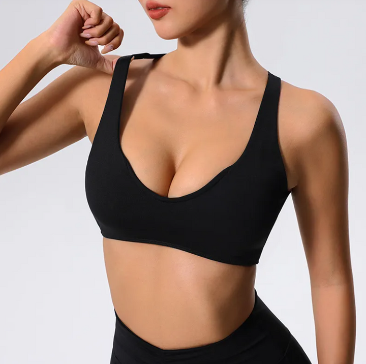 Maverick Women's Sports Bra – Supportive Activewear Workout Top