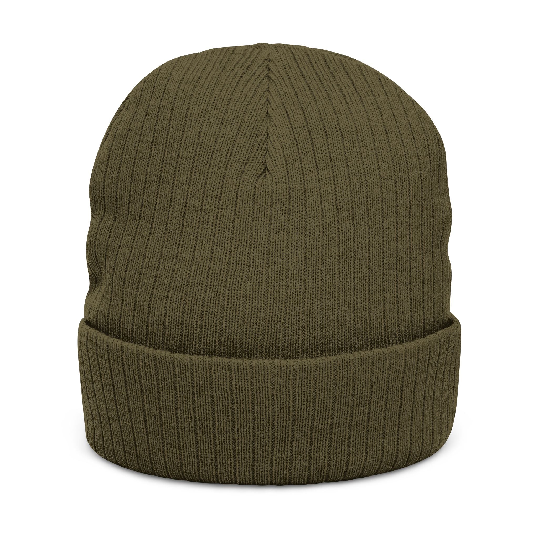 Embroidered 'Maverick Bets' Ribbed Knit Beanie