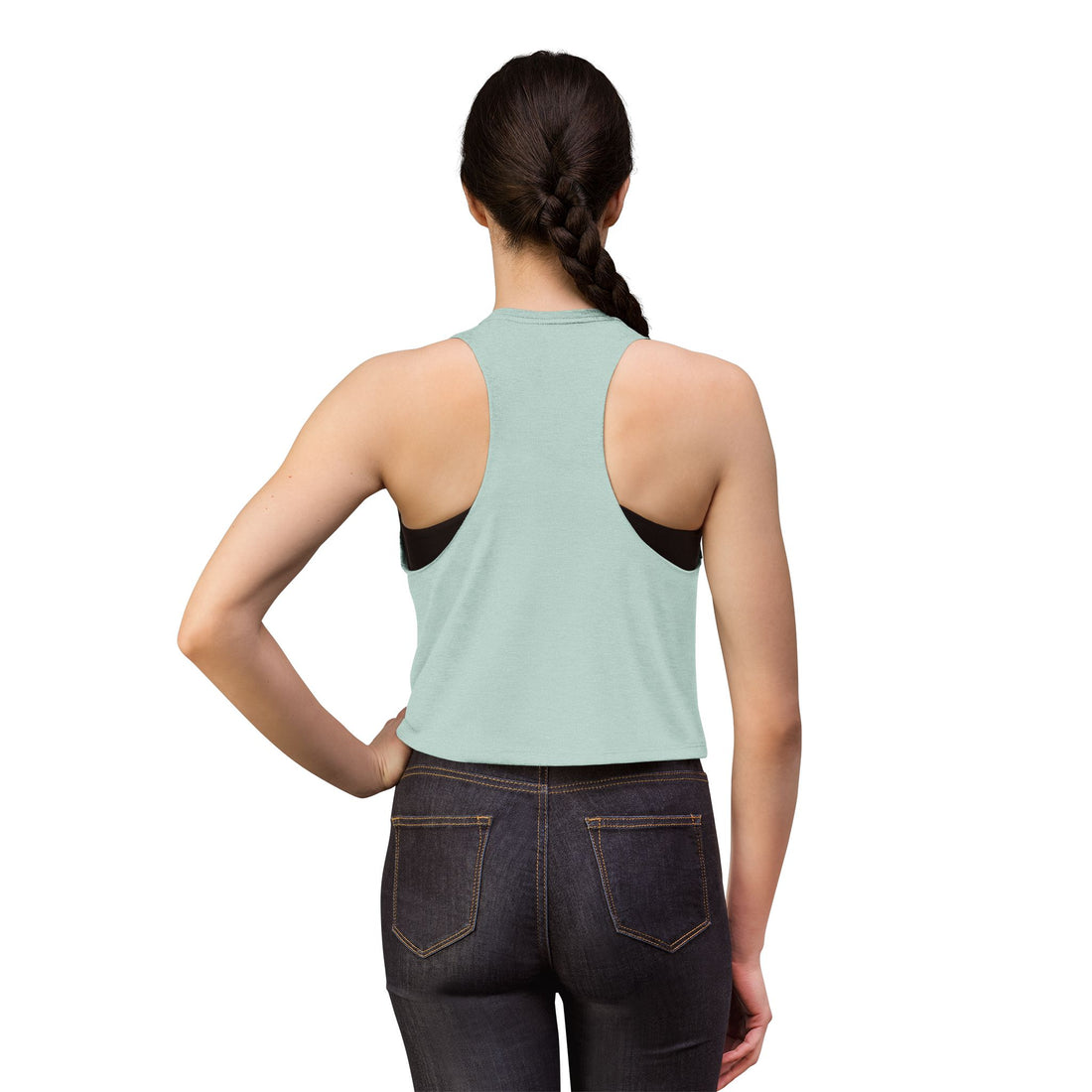 Maverick Bets Women’s Athletic Racerback Crop Top – Performance Tee