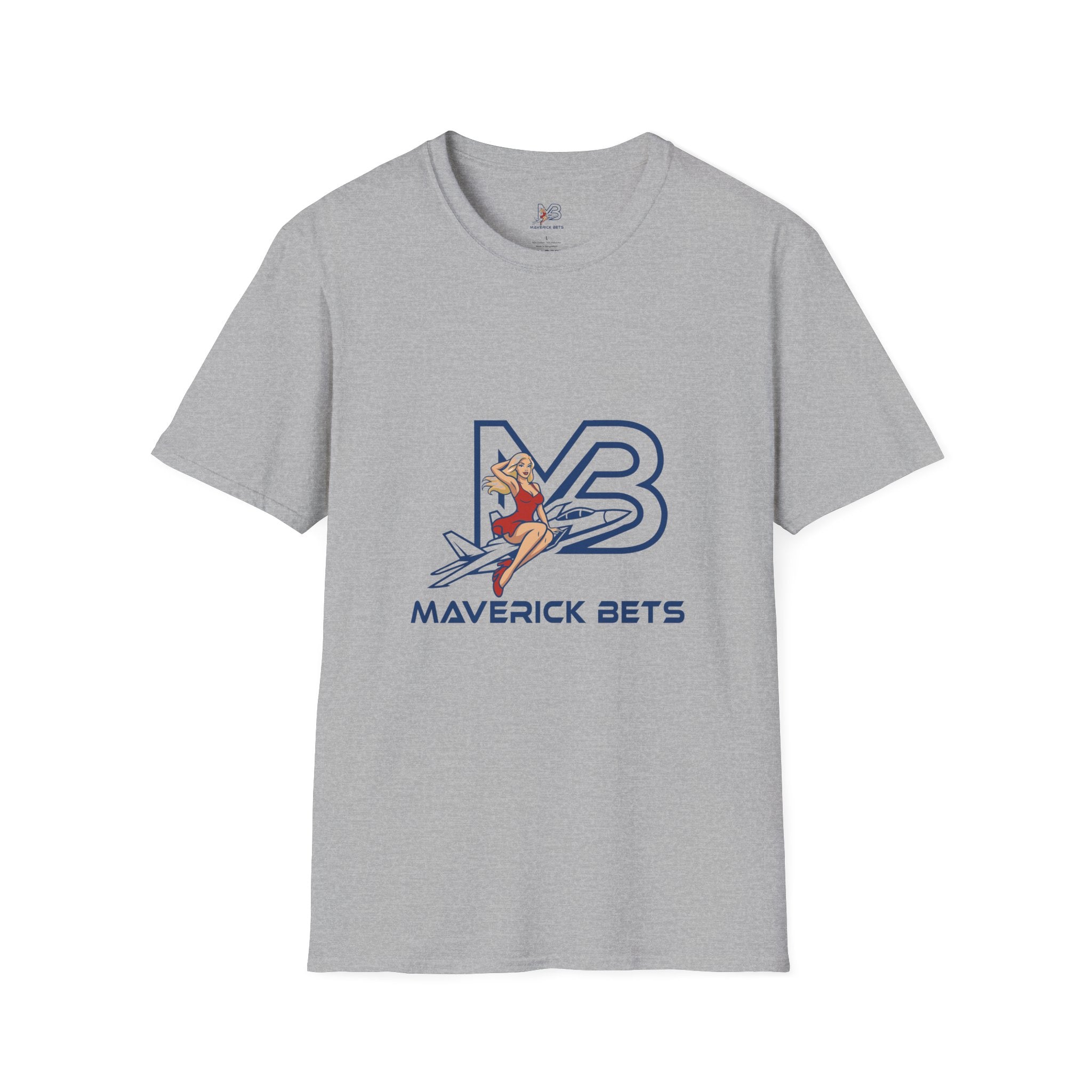 Maverick Bets Retro Pinup Pilot Women's T-Shirt