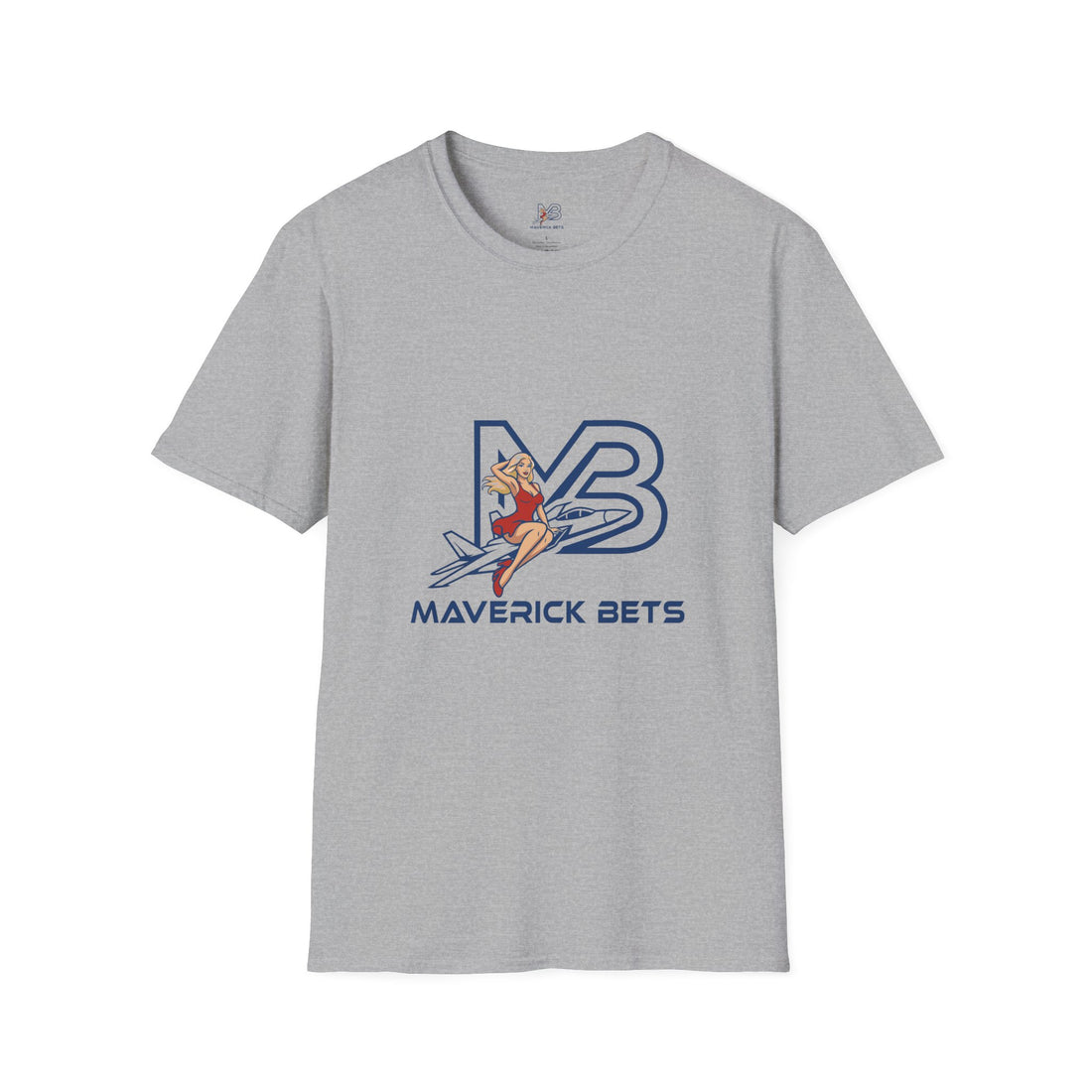 Maverick Bets Retro Pinup Pilot Women's T-Shirt