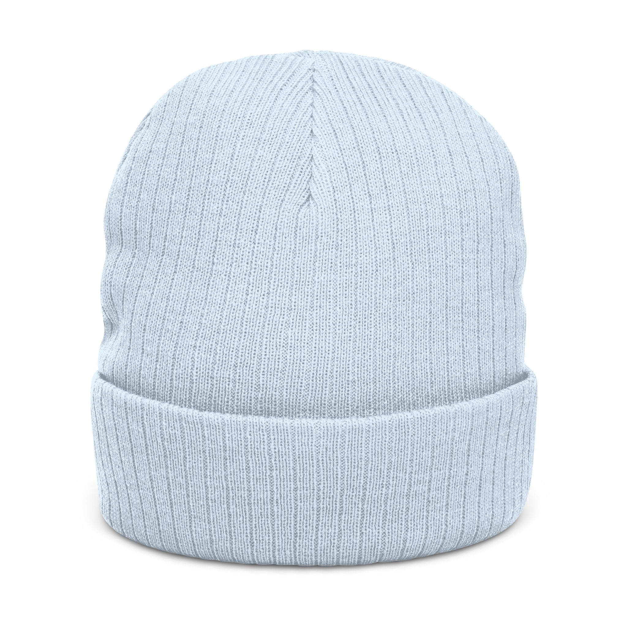 Embroidered 'Maverick Bets' Ribbed Knit Beanie
