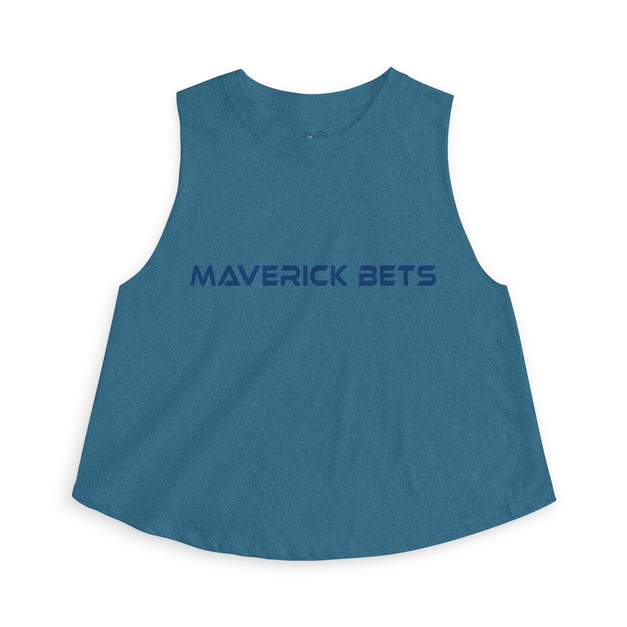 Maverick Bets Women’s Athletic Racerback Crop Top – Performance Tee