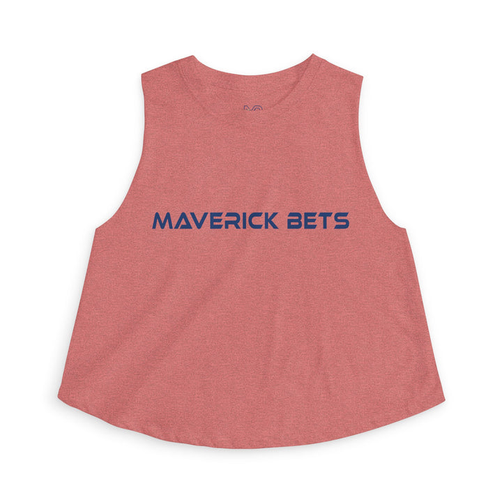 Maverick Bets Women’s Athletic Racerback Crop Top – Performance Tee